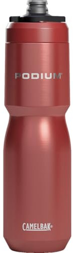 CAMELBAK - Podium Steel Bike Bottle, Bottle, Cycling, Sierra Red, 650 ml
