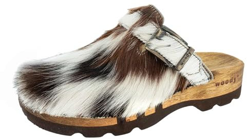 woody Herren Lukas Clog, Fell Natur, 43 EU