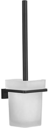 Escobillero, Portaescobillas for Inodoro Portaescobillas for Inodoro Vaso de Vidrio Juego de Portaescobillas for Inodoro Negro Inodoro Baño Limpio Portaescobillas for Inodoro Inodoro Colgante de Pared