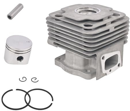 Latuwa 61450048 61450048A 61450187R 61450442 40 mm Zylinder-Set für Oleo-Mac Emak Motorsense BCH40T BCH40BP BCH400T BCH400S BCH400BP EFCO DSH400S DSH400T DSHSH400BP DSH4000S DSH4000T DSH4000BP