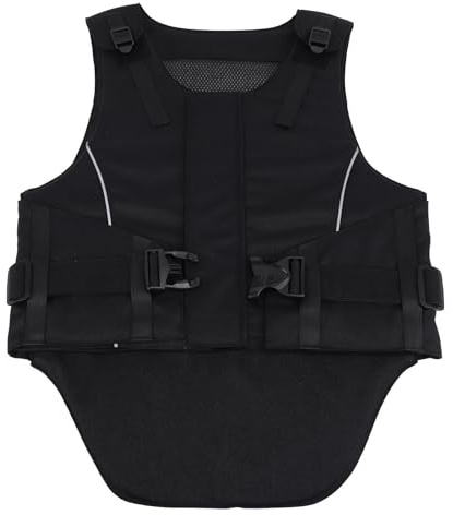 Pilipane Gilet d'équitation de sécurité avec mousse EVA absorbant les chocs et sangle réglable pour homme et femme (taille L)