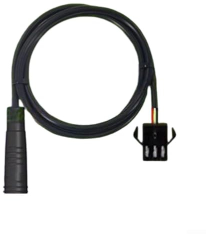 Electric Bike 3-Pin Waterproof Extension Cable Male to Female Connector, 870mm Adapter Wire for Ebike Throttle, PAS Sensor, Handlebar and Speed Sensor,(female to SM female)