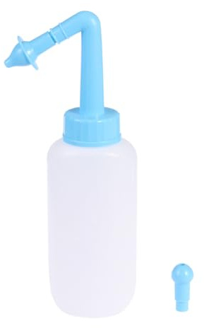Manuelle Nasenspülflasche 300ml aus Abs, Weiß, für Erwachsene | 1 Stück, für Kinder Geeignet, Einfache Nasenspülung, Kompakte Handhabung