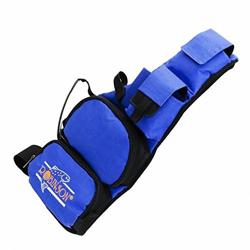 Robinson Umhängetasche, Farbe blau, neue Angeltasche zum Umhängen zum Verstauen des Angelzubehörs