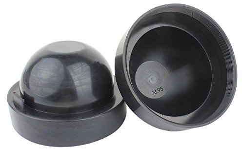 TOMALL 95mm Innendurchmesser Gummi Staubschutz für LED Scheinwerfer Conversion Kit