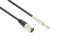 VONYX Professional 8m XLR to Jack Mono Cable, Male Connector for PA Systems, Studio Use, Live Performances and Audio Equipment