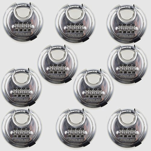 Vorhängeschloß Zahlenschloß rund Edelstahl Spindschloß Kettenschloß wetterfest