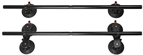 SeaSucker Monkey Bars 2020 Edition Dachgepäckträger mit Saugnapf, Schwarz