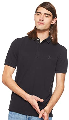 Armani Exchange Elegance Polo para Hombre, Azul (Navy 1510), M