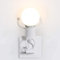 LZGS Go Swing Bands Humanoid Wandleuchte kreativ Cartoon Wandlampen Innen Industrie Wand Lampe Lampe max für 60 W E27 Basis für Schlafzimmer Kinderzimmer Flur Restaurant Treppe (Rétro Blanc)…