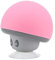 Altoparlante a fungo Bluetooth con ventosa, Mini altoparlante subwoofer wireless, riduzione del rumore, rosa