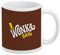 Willy Wonka and the Chocolate Factory Wonka Bar Logo Keramik-Kaffeetasse für Kaffee, Tee und heiße Getränke, 325 ml, Weiß
