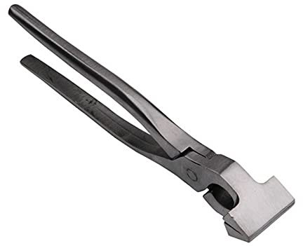 Leather Edge Adjustment Press Flatten Plier Clamp for Handbag Leather Bag Making Pliers Fixed Clamp Pliers DIY Hand Tools (A:Straight Head)