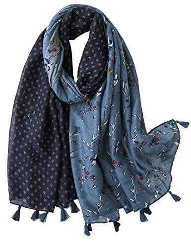 FAIRYGATE Damen Schal Halstücher für Frauen Kopftuch Umschlagtuch Viskose Schals Tuch Stola Stolen Wrap Shawl Halstuch 0234