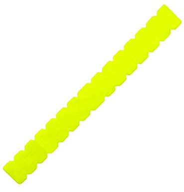ZRZ | Protector Pala de Padel Dentado Transparente Negro y Colores Rugoso Silicona | Cinta Raqueta de pádel con Proteccion Extra | Funda Adhesiva Pegatina Borde Pala (Amarillo)