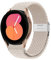 20mm Geflochtenes Solo Loop für Samsung Galaxy Watch 7 6 5 4 FE 40mm 44mm/5Pro 45mm/6&4 Classic 43mm 47mm 42mm 46mm/3 41mm/Active/2,Verstellbarer Elastisches Nylon Armband für Galaxy Watch 7 6 5 4