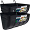 2 Stück Futtertrog und Bewässerungseimer mit Clips, für Ziegenente, Schaf, Katzen, Hunde, Ferkel, Pferd, Huhn, Hirsch, Gans, Ziegenfutterspender, 4,5 Quart (Aussehen, Patentprodukt) (schwarz)