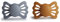 FRIGG Lucky Silikon Schnuller | Symmetrischer Schnuller 2er Pack | BPA-frei | Hergestellt in Dänemark | Great Gray/Honey Gold - Größe 2 (6-18 Monate)