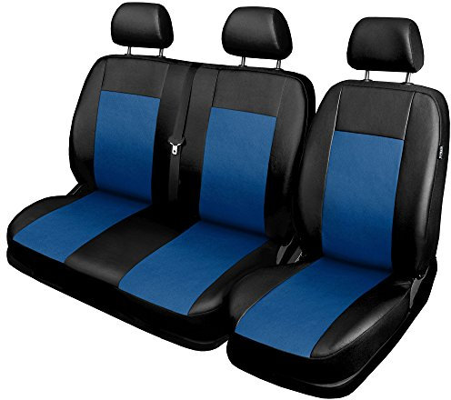 ewaschbaer Sitzbezüge Universal Schonbezüge Bus 1+2 kompatibel mit Ford Transit Custom ab 2019