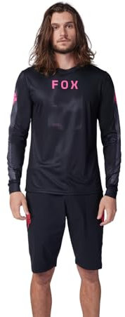 Fox Racing Herren Ranger Langarm-Trikot Hemd, Black Taunt, Small