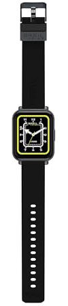 Breil, Smartwatch SBT-2, con Doppio Cinturino Intercambiabile in Silicone Nero con Pattern Breil Tribe e in Maglia Mesh Nera, Cassa Nera, Connettività Bluetooth, Chiusura ad Ardiglione