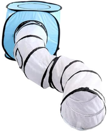 FOMIYES Zelt PET-Rohr Cat-Röhren und Tunnel Katzenbett Katze spielt Katzenübung Erwachsener außen Katzenspieltunnel draussen Katzenwürfel Spielzeug Katzentunnel drinnen Hauskatze