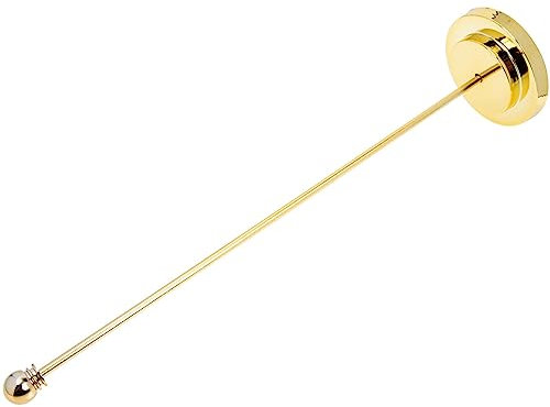 TEHAUX Tischfahnenmast Mit Sockel 30 X 7 cm Eisen-Fahnenmast Für Den Innenbereich Sockelständer Für Flagge Fahnensockelständer Fahnenmastsockel Für Kleine Flaggen Goldener