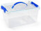 Acan Tradineur - Caja de almacenamiento con asa, nº 22, plástico, contenedor, juguetes, libros, ropa, mantas, fabricada en España (8 litros - 22,5 x 15,5 x 34 cm)
