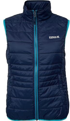 PRO-X elements Damen Steppweste IRMA, Marineblau, Größe 48