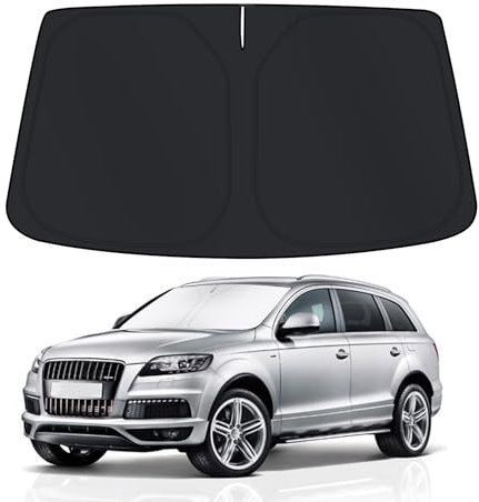 D-Lumina Parasol para Parabrisas para Accesorios Antiguos Au.di Q7, Parasol para Parabrisas Delantero, Protector de Parabrisas de Coche contra los Rayos UV, Plegable y Portátil
