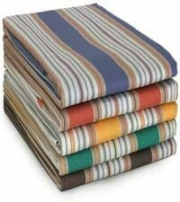 Corredocasa Tenda da Sole a Righe Strette con Anelli per Esterno da Balcone in Tessuto Resistente che Protegge dai Raggi Solari (Verde, 280L x 300A cm (1 Pannello))