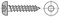 200X 3366958 Vis SPAX® pour bois 6x80 Tête: cylindrique Torx® acier trempé BOSSA