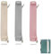 RUAVOEY 3 porte-stylos en cuir synthétique avec bande élastique réglable et fermeture éclair - Pochette amovible pour planificateur, accessoires bibliques pour journaux, classeurs, tablettes