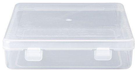 Square Clear Plastic Jewelry Storage Box for Case Container Beads Crafts