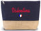 Trousse personnalisée, Coton et jute, Trousse de toilette Maquillage, Organisateur sac, Cadeau unique maman, fille, maîtresse, tante, fête, anniversaire, Personnalisée avec texte, motif possible