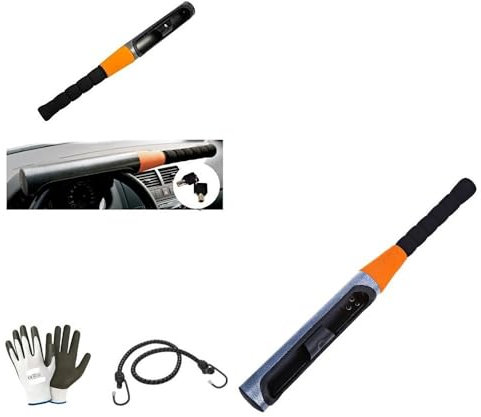 COMPATIBILE CON FIAT 500L LIVING ANTIFURTO BLOCCA VOLANTE BASEBALL BLOCCASTERZO ANTIRAPINA PER AUTO MECCANICO IMPEDISCE LA ROTAZIONE UNIVERSALE CON SERRATURA