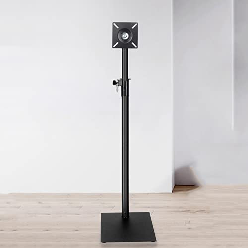 CAFIEDR Soporte de TV Ajustable para Monitor, Soporte Giratorio de Suelo para TV con Soporte para televisores y monitores de 12 a 34 Pulgadas, Ahorra Espacio en el Dormitorio o la Sala de Estar.