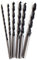FTXanty Forets Hélicoïdaux Bois Set 200MM 6pcs Forets à Bois Long 4-12 mm Foret HSS Contreplaqué Plastique Hélicoïdaux pour Perceuse-visseuse Perceuse à Main électrique