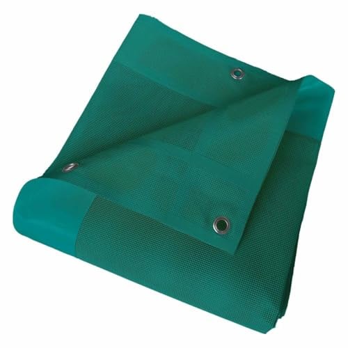 Tecplast Toile Pergola Micro-Perforée 3,5x4 m Verte - Garantie 5 Ans - MP460PR - Bâche PVC perméable - Made in France