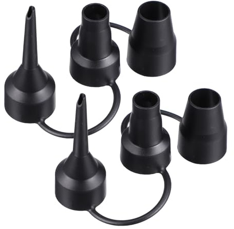 Hemobllo 2 ensembles Adaptateurs de Gonflage Plastique Embouts Remplaçables pour Pompe à Air avec Détachables pour Ballons Bouées et Matelas Gonflables