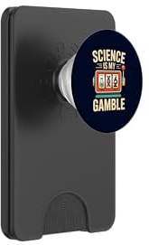Science is My Gamble Spielautomat Nerd Witz STEM Scientist PopSockets PopWallet für MagSafe