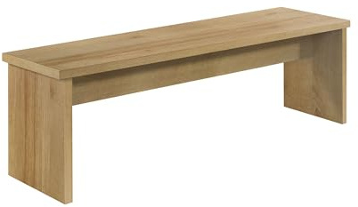 FURNARO Sitzbank Riviera Bank Esszimmerbank in Eiche B/H/T: 160x47x37 cm