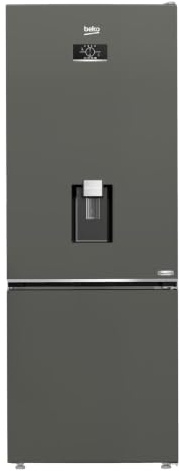 Beko CNG4793DVG AeroFlow HarvestFresh 70/30 Frost Free Fridge Freezer 192cm Graphite, Reversible Doors, Freezer Guard, Internal Display, E Energy Rated
