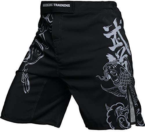 Hardcore Training Koi Fight Shorts Homme Combat Shorts Arts Martiaux MMA BJJ Fitness Muay Thai Boxe Grappling No Gi