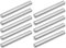 sourcing map 10Pcs 5mm x 32mm Dowel Pin 304 Stainless Steel Pegs Support Shelves Silver Tone