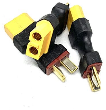 New Day Solutions (Pack of 3) Deans to T Plugs XT60 Adapter Connector Male Female for RC Lipo Battery Charger
