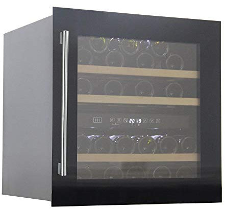 W-0595B 36 Bottles in Black Glass