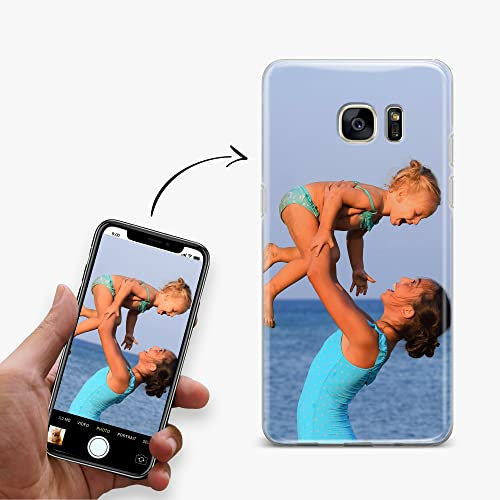 Handyhülle für Samsung Galaxy S7 Hülle aus Silikon selbst gestalten - selbst gestaltet/personalisiert - Deine Hülle Dein Design - Personalisieren Bedrucken mit eigenem Bild Motiv