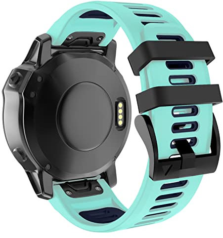 MYSNBKN Armband für Fenix 5 /Fenix 5 Plus/Fenix 6 /Fenix 6 Pro/Forerunner 935 /Forerunner 945 /Instinct, 22mm Breite Silikon Quick-Fit Uhrenarmband