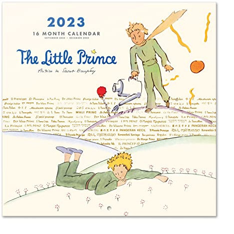 Grupo Erik Wandkalender 2023, Wandkalender 2023, Der Kleine Prinz Kalender zum Aufhängen, Kalender 2023 Wandkalender, Familienkalender 2023, offizielle Lizenz, FSC zertifiziert